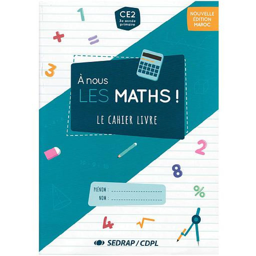 A Nous Les Maths Ce2 Fichier De Leleve Adapte Maroc Dar Soulami Al Hadita 8965