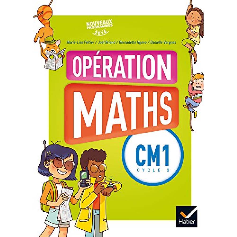 Operation Maths Cm1 Manuel De Leleve Hatier 2016 Dar Soulami Al Hadita 6470