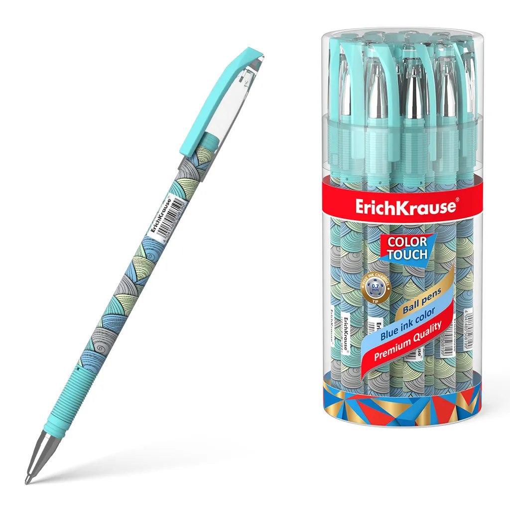 dar-soulami-al-hadita-50819-STYLO-BILLE-COLOR-TOUCH-EMERALD-WAVE-BLEU-ERIC