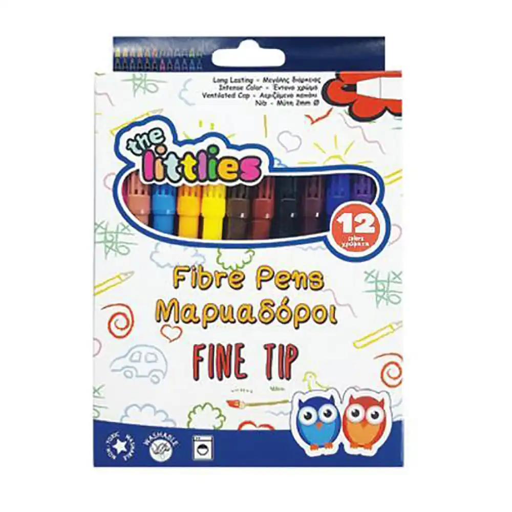 dar-soulami-al-hadita-5205698237737-12-FEUTRES-FINE-TIP-THE-LITTLIES