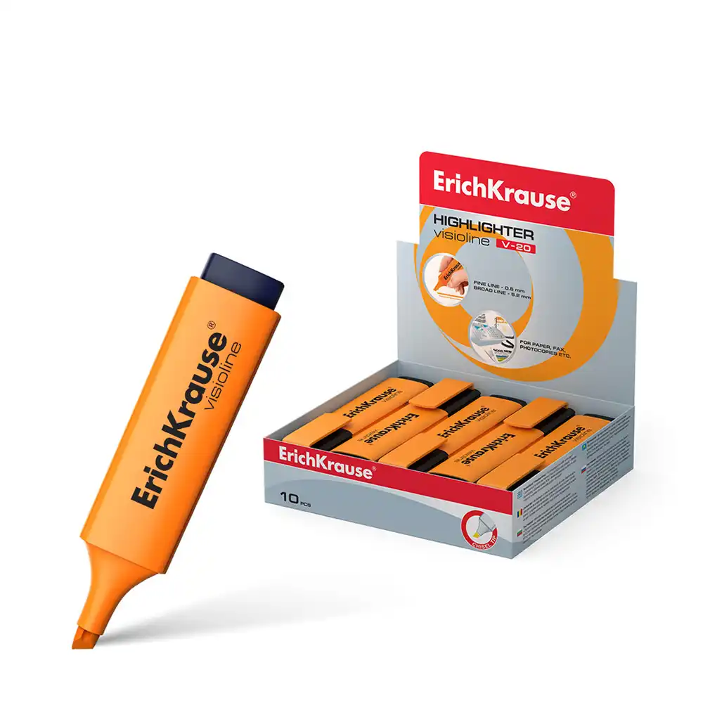 dar-soulami-al-hadita-4041485309437-MARQUEUR-FLUO-V20-ORANGE-ERICHKRAUSE