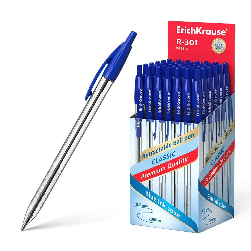 dar-soulami-al-hadita-4041485385097-STYLO-A-CLIC-R-301-BLEU-CLASSIC-ERICHKRAUS
