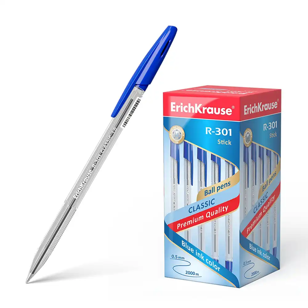 dar-soulami-al-hadita-4041485431848-STYLO-BILLE-P.M-R-301-BLEU-ERICHKRAUSE