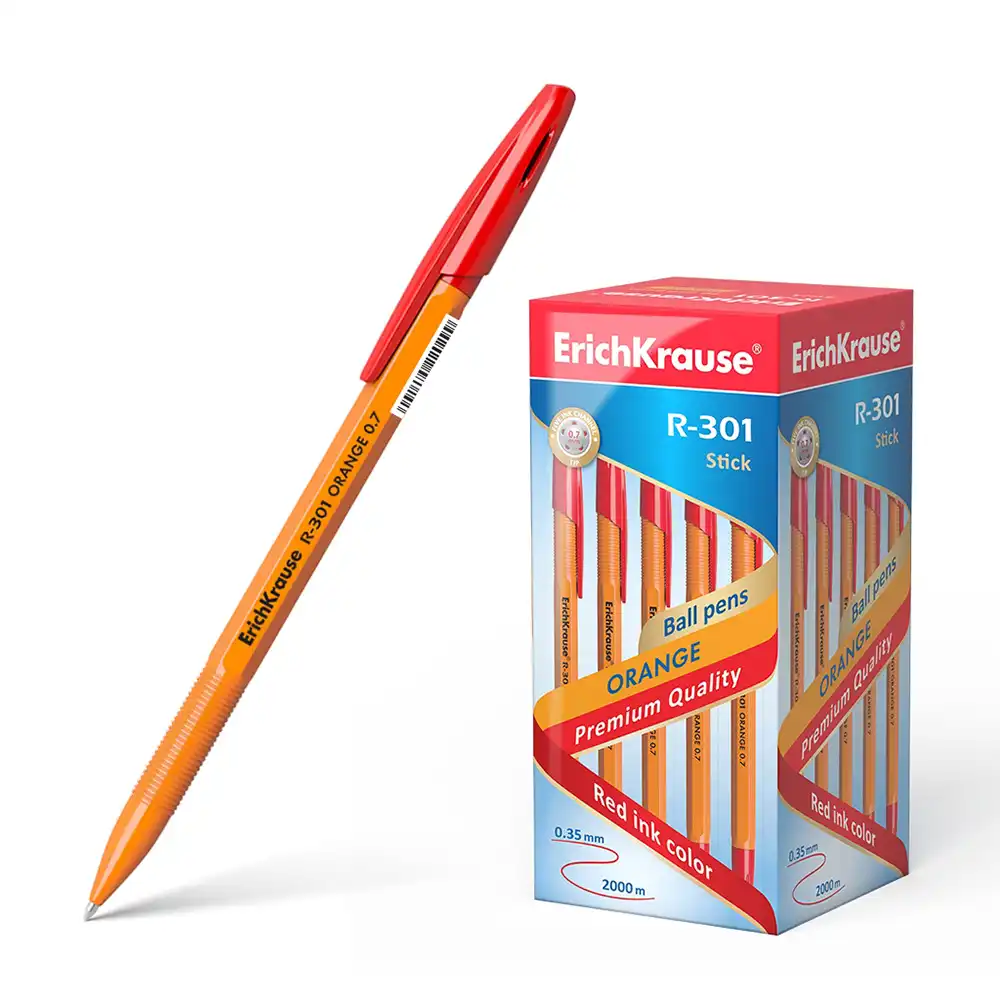 dar-soulami-al-hadita-4041485431961-STYLO-BILLE-P.F-R-301-ROUGE-ERICHKRAUSE