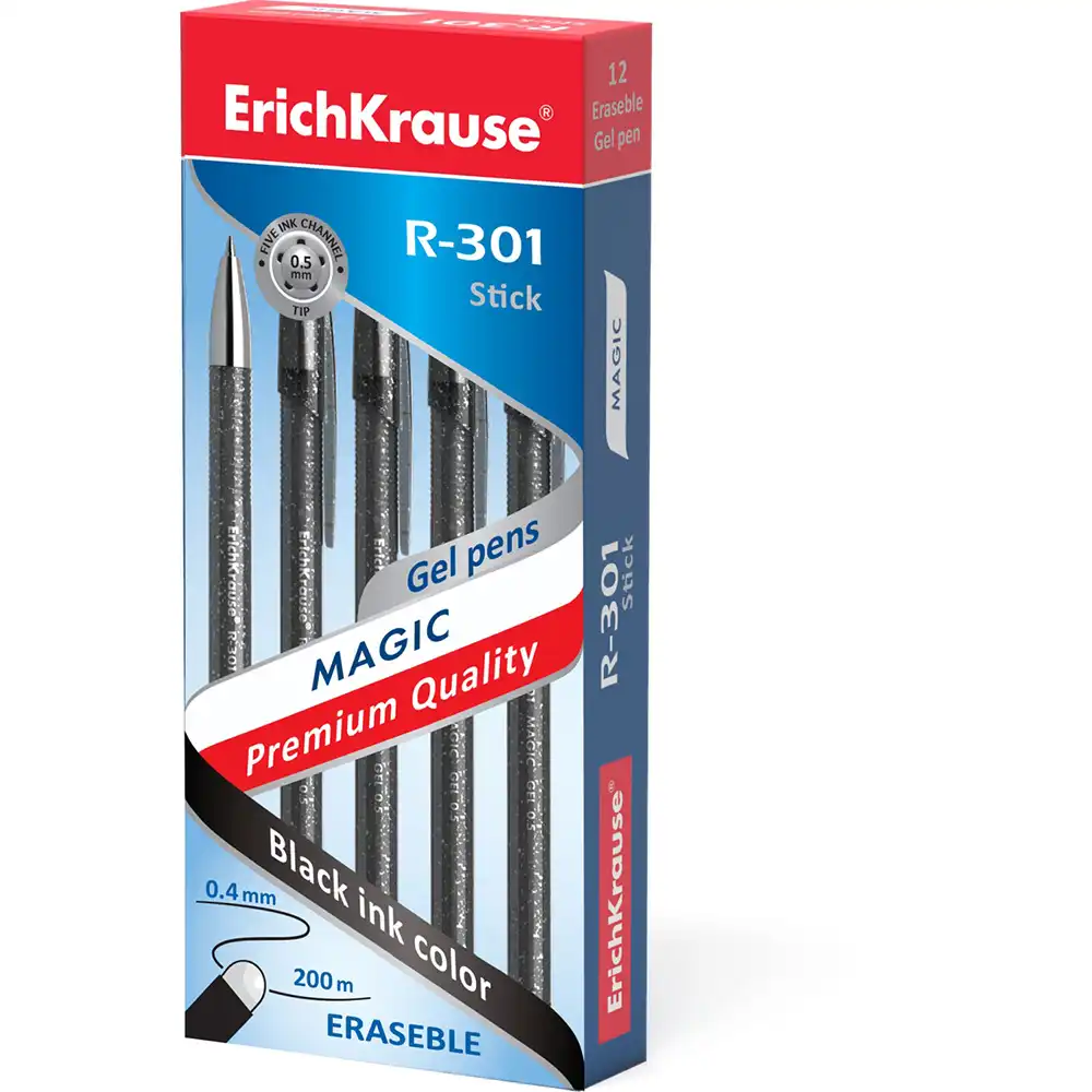 dar-soulami-al-hadita-4041485464358-STYLO-GEL-R-301-EFFACABLE-ORIGINAL-0.5MM-NOIR-ERICHKR