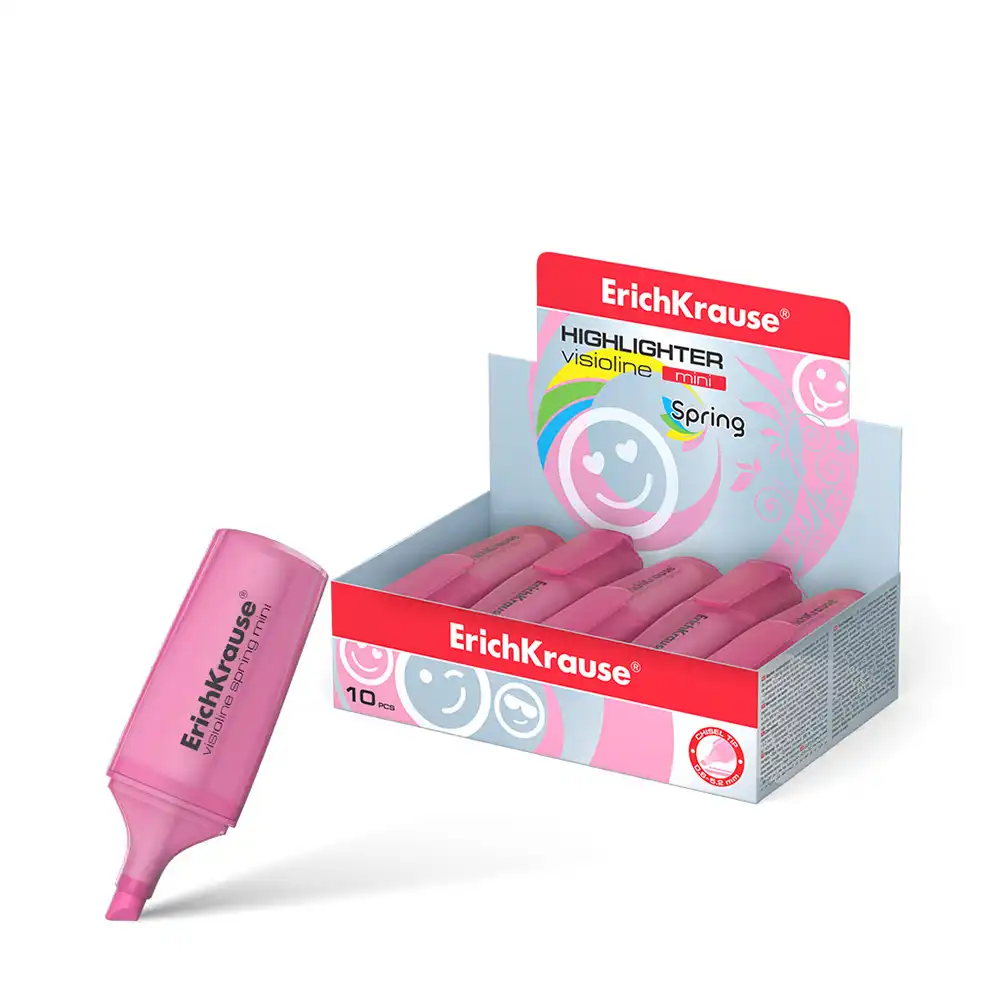 dar-soulami-al-hadita-4041485487883-MINI-MARQUEUR-FLUO-VISIOLINE-SPRING-ROSE-ERICHKRAUSE