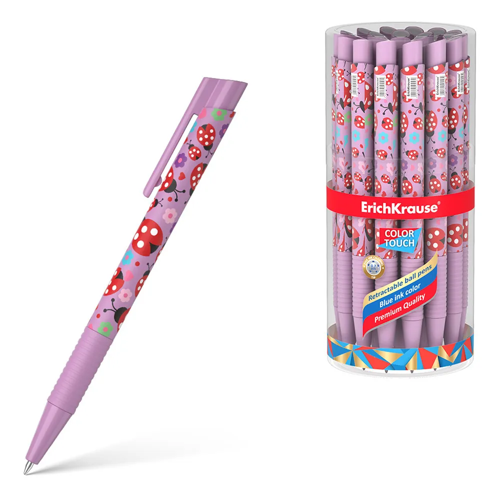 DAR-SOULAMI-AL-HADITA56056STYLO-BILLE-A-CLIC-COLOR-TOUCH-LADYBUG-BLEU-ERICHKRAU dar-soulami-al-hadita-56056-STYLO-BILLE-A-CLIC-COLOR-TOUCH-LADYBUG-BLEU-ERICHKRAU