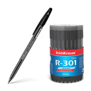 dar-soulami-al-hadita-4041485467731-STYLO-BILLE-R-301-NOIR-ORIGINAL-STICK-0.7MM-ERICHKR