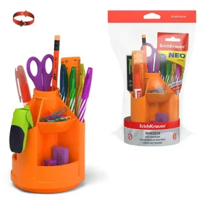 dar-soulami-al-hadita-4650184532291-ORGANISEUR-DE-BUREAU-MINI-DESK-NEON-ORANGE-ERICHKRAUS