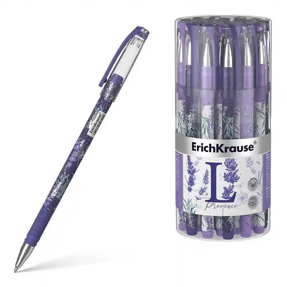 56692 dar-soulami-al-hadita-56692-STYLO-BILLE-COLOR-LAVENDER-STICK-BLEU-ERICHKRAUSE