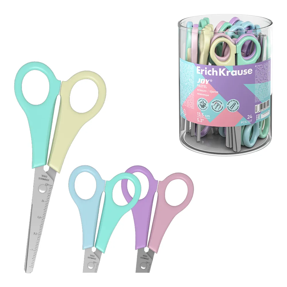 dar-soulami-al-hadita-4041485569206-CISEAUX-13.5CM-JOY-PASTEL-ERGO-ERICHKRAUSE